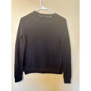 Vintage Lauren Ralph Lauren Knit Woman's‎ Sweater Black Side Slit Size XXS